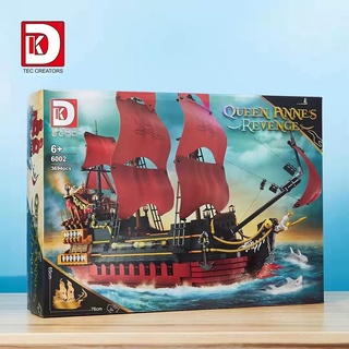 Mẫu Lắp Ráp mô hình Queen Anne's Revenge Pirate Ship Caribbeans DK6002