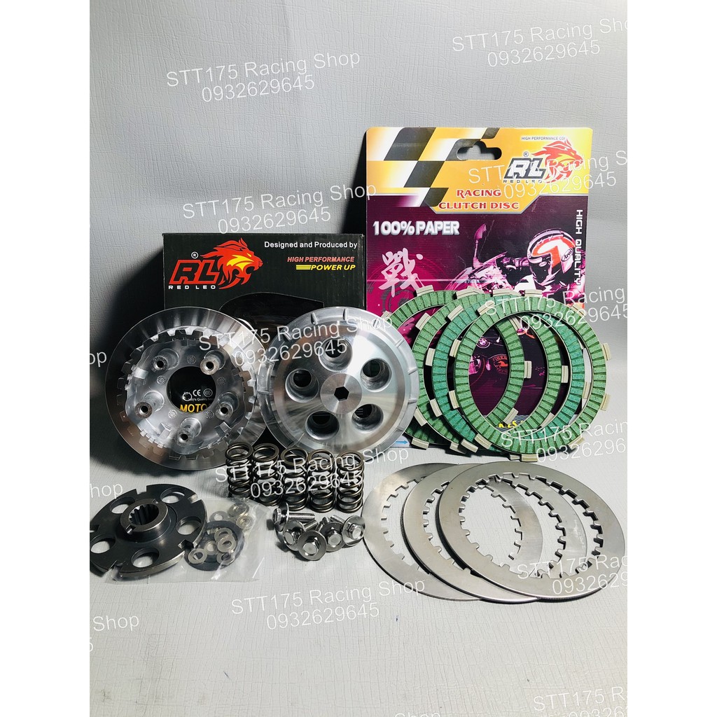 Nồi 5 loxo REDLEO EXCITER 150 - Chóng Trượt ( Full bộ Gồm : 2 Mặt nhôm nồi + Loxo + Bố + Lá sắt )