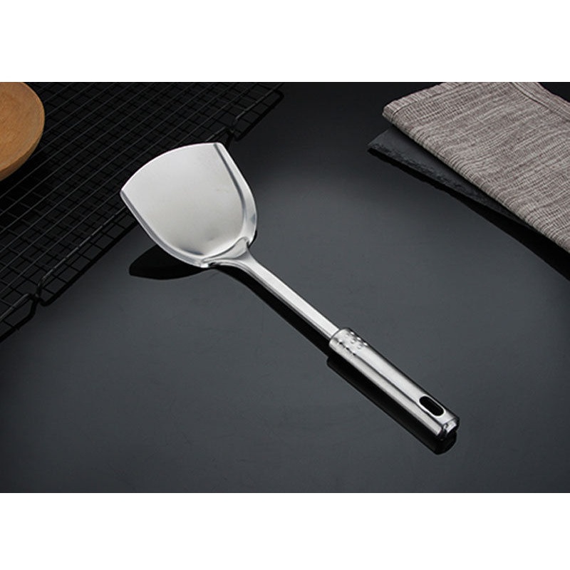 Kitchen Stainless Steel Spatula with Magnetic Nine Beads Steel Handle Spatula Kitchenware Spatula（crthl）