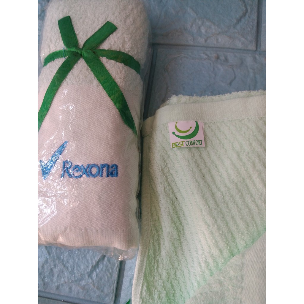 Khăn tắm Nam Rexona màu xanh ngọc