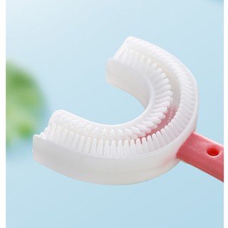 Bàn chải đánh răng chữ U cho bé SINI, Siêu mềm, tập đánh răng cho bé,Tạo thói quen