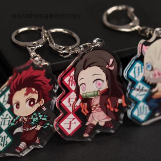 Móc Khóa Acrylic Họa Tiết Thanh Gươm Diệt Quỷ Dễ Thương