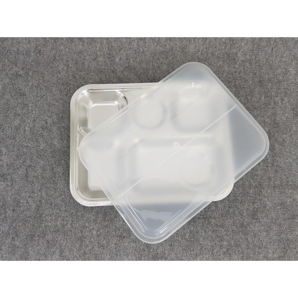Khay cơm dạng nhỏ, khay cơm dành cho trẻ em, khay inox 304