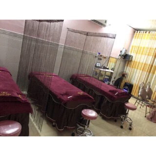 Khăn trải giường spa kt 90*190cm, khăn đắp (ảnh thật)