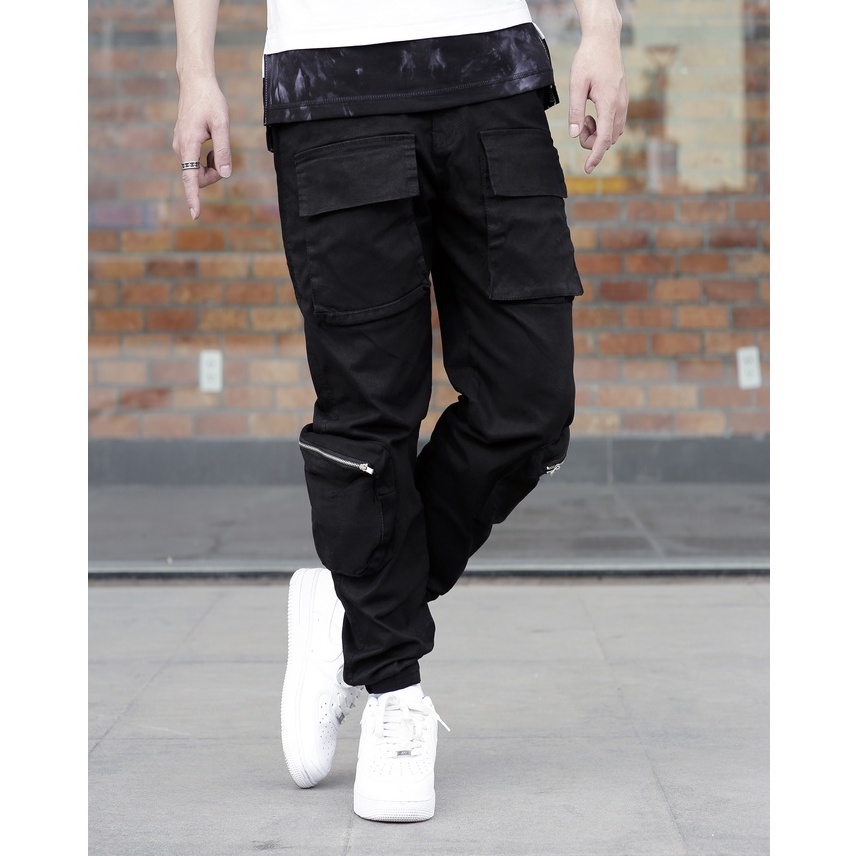 Quần Jogger túi hộp Lexuza 096