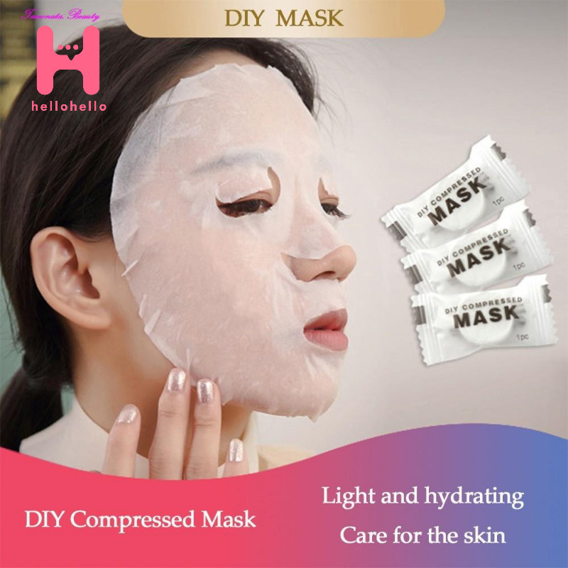 Mặt nạ giấy dạng nén sử dụng 1 lần tiện dụng