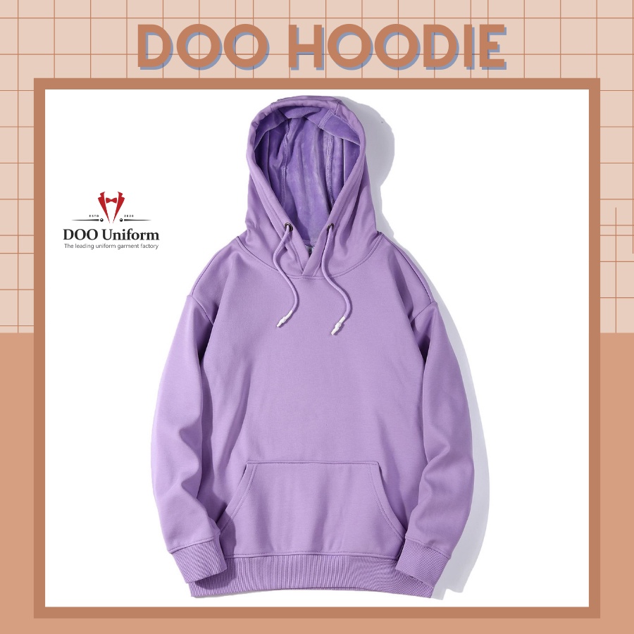 [DOO HOODIE] Áo Hoodie Nam Trơn