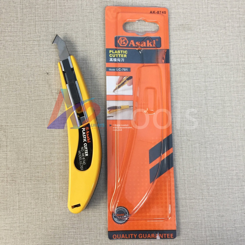Dao rọc nhựa mica Asaki AK-8740