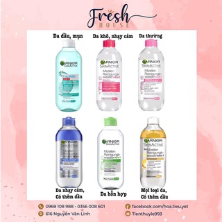 Tẩy trang Garnier 400ml
