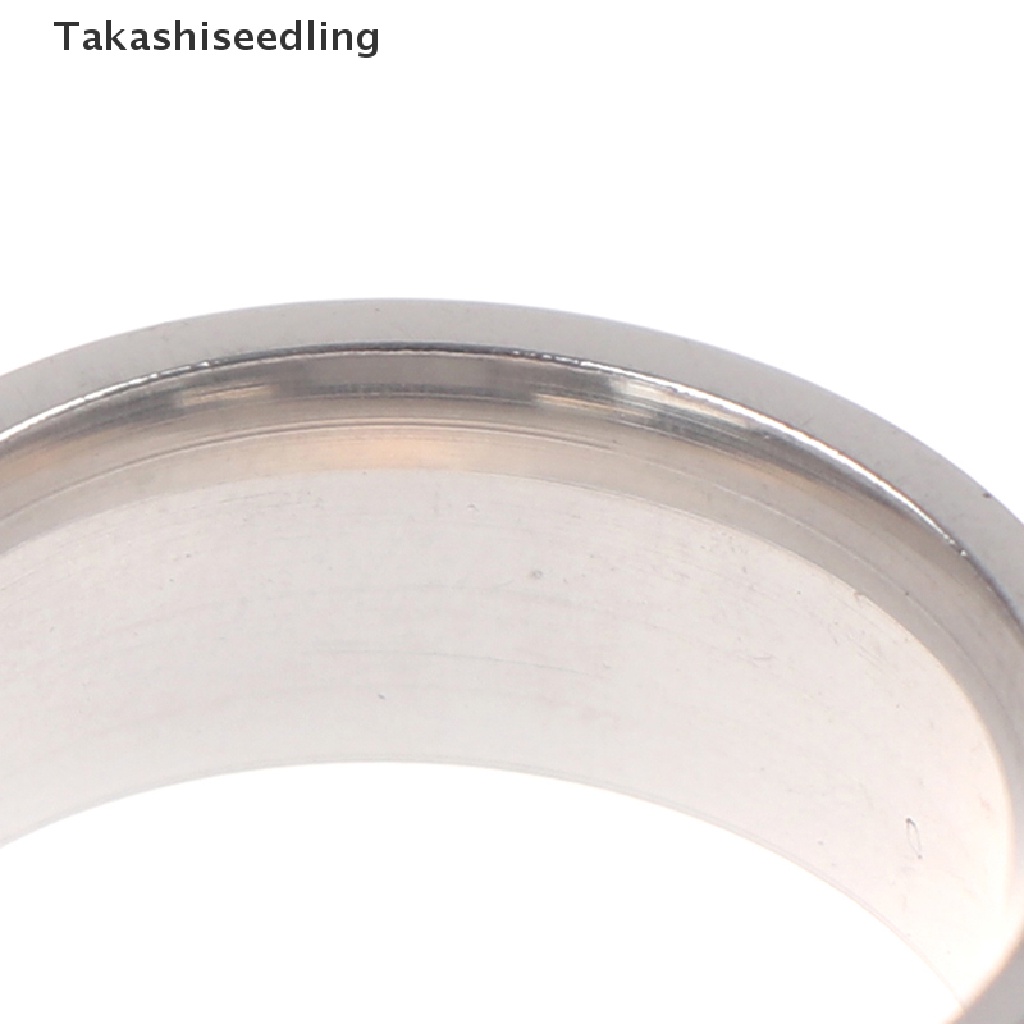 (Takashiseedling) Nhẫn Mở Nắp Chai Bằng Thép Titan Dây Xích Xoay Quà Tặng Tuyệt Vời Cho Unisex