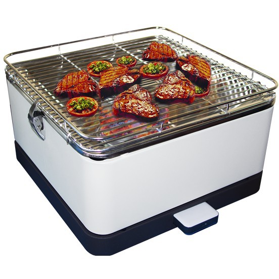 Bếp nướng than hoa hộp vuông + 2kg than ép giá rẻ