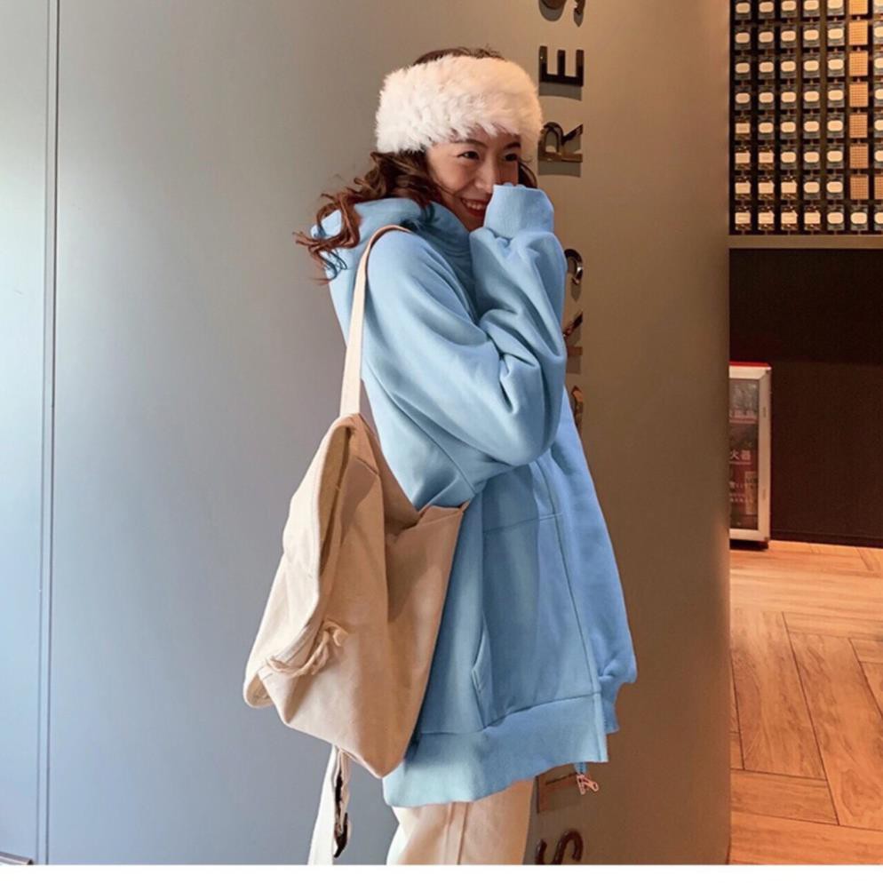 Áo khoác nỉ hoodie XUKASTORE Có Dây Kéo In Hình Logo Thỏ, dùng để chống nắng phong cách Unisex có 4 màu form rộng | BigBuy360 - bigbuy360.vn