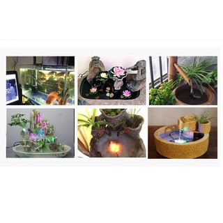 [ 5W ] Máy Bơm Nước Chìm 4 đèn led đổi màu