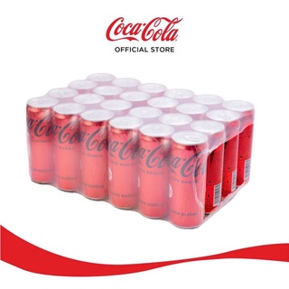 (Thùng 24 lon) Nước ngọt Coca Zero (Lon 320ml) Date mới nhất T9-T10/2025