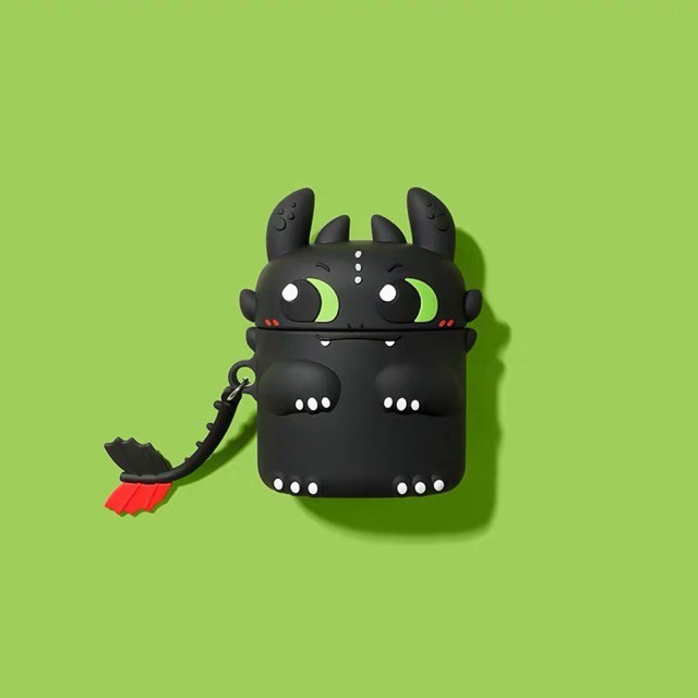 Case AirPods Vỏ Bọc Tai Nghe AirPods 1/2/Pro Rồng Night Fury Light Fury - Minh An Saigon