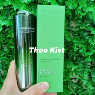 GINSENG ROYAL SILK ESSENCE Tinh Chất Dưỡng Da Chiết Xuất Từ Vàng Và Nhân Sâm nature republic