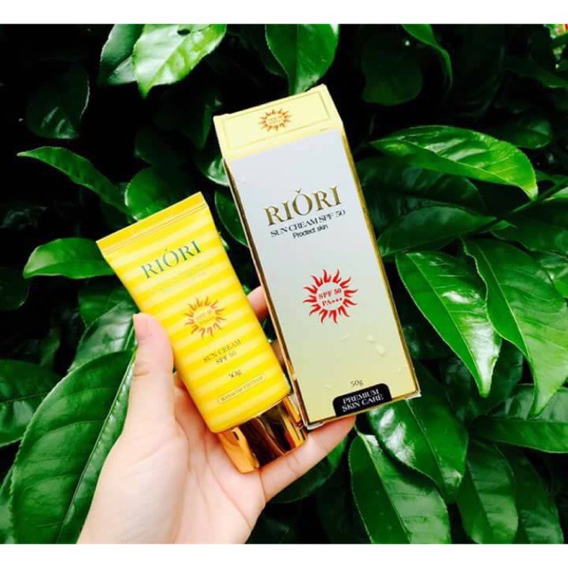 [MẪU TEST] KEM CHỐNG NẮNG RIORI SUN CREAM SPF50 dưỡng trắng da, ngăn ngừa lão hóa | BigBuy360 - bigbuy360.vn