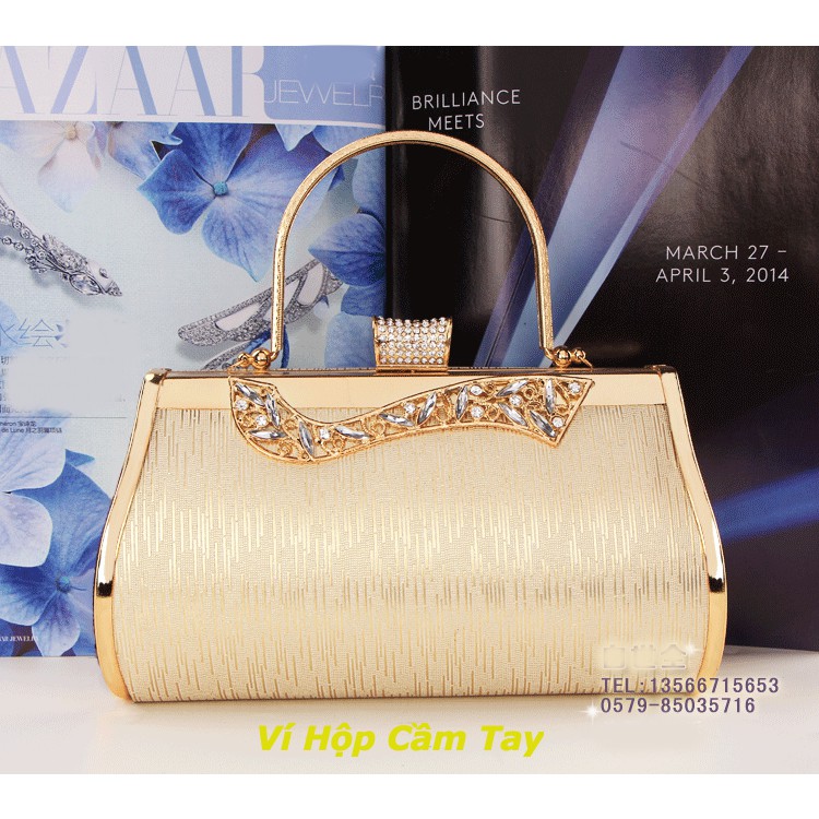 [FreeShip] Ví Cầm Tay Nữ - Bóp Cầm Tay Nữ - Ví Dự Tiệc - Bóp Dự Tiệc - Clutch (VI-NU-121) 🔥MUA NHIỀU GIẢM GIÁ 🔥