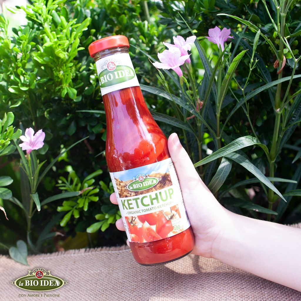 Sốt tương cà ketchup hữu cơ Luce 500g