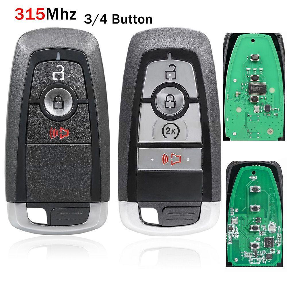 LET Chìa Khóa Điều Khiển Từ Xa 3 Nút 315MHz Cho Xe Hơi ford Mondeo Mustang