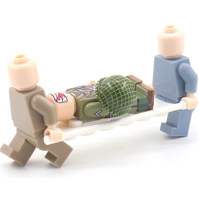 Đồ chơi lắp ráp , phụ kiện lego swat - Cáng cứu thương