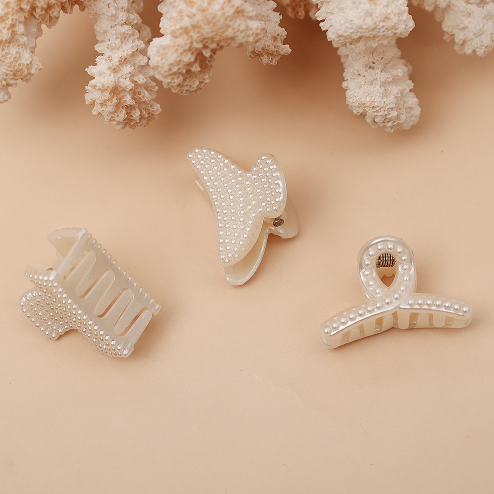 Kẹp tóc đính ngọc trai phong cách Hàn Quốc cổ điển thanh lịch cho nữ