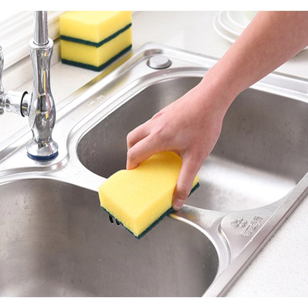 Miếng bọt biển rửa bát chén trong nhà bếp chất lượng cao tiện dụng