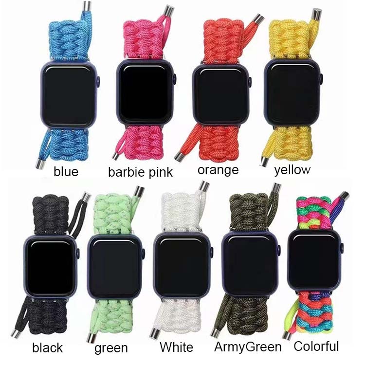 Dây Đeo Nylon Thể Thao Cho Đồng Hồ Thông Minh Apple Watch 44mm 40mm 42mm 38mm Iwatch 5 6 SE 4 7
