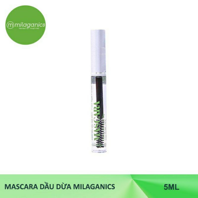 [ĐG29k]Mascara dầu dừa milaganic 5ml