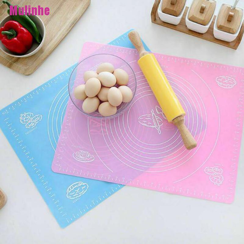Thảm Silicon Cán Bột Làm Bánh Tiện Dụng 30x25cm