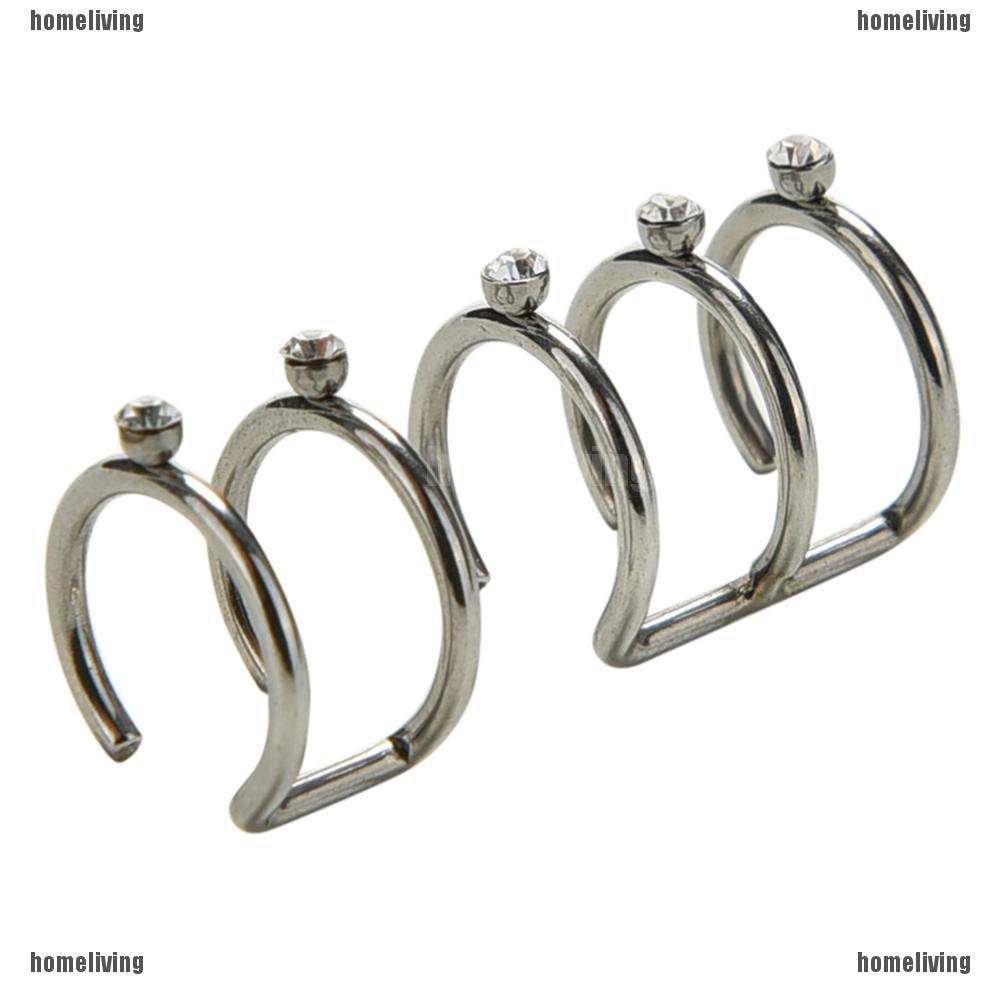 ❤❤Khuyên Kẹp Vành Tai 2 / 3 Hàng Helix Mạ Bạc