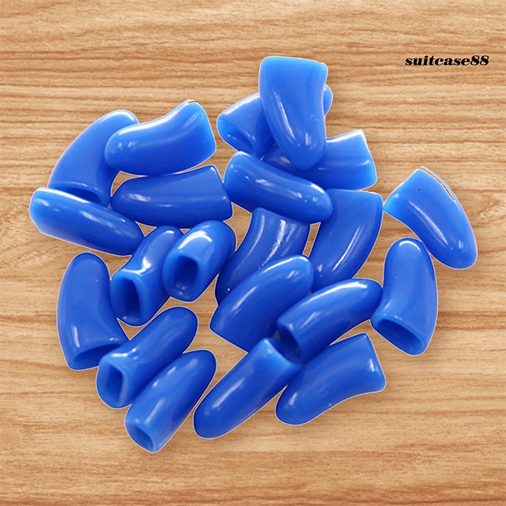 Bộ 20 phụ kiện silicone bọc móng cho thú cưng