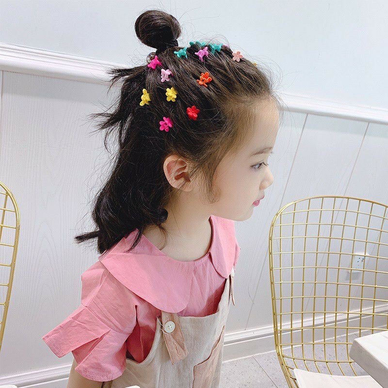 Set 50 kẹp càng cua mini mix nhiều màu cho bé