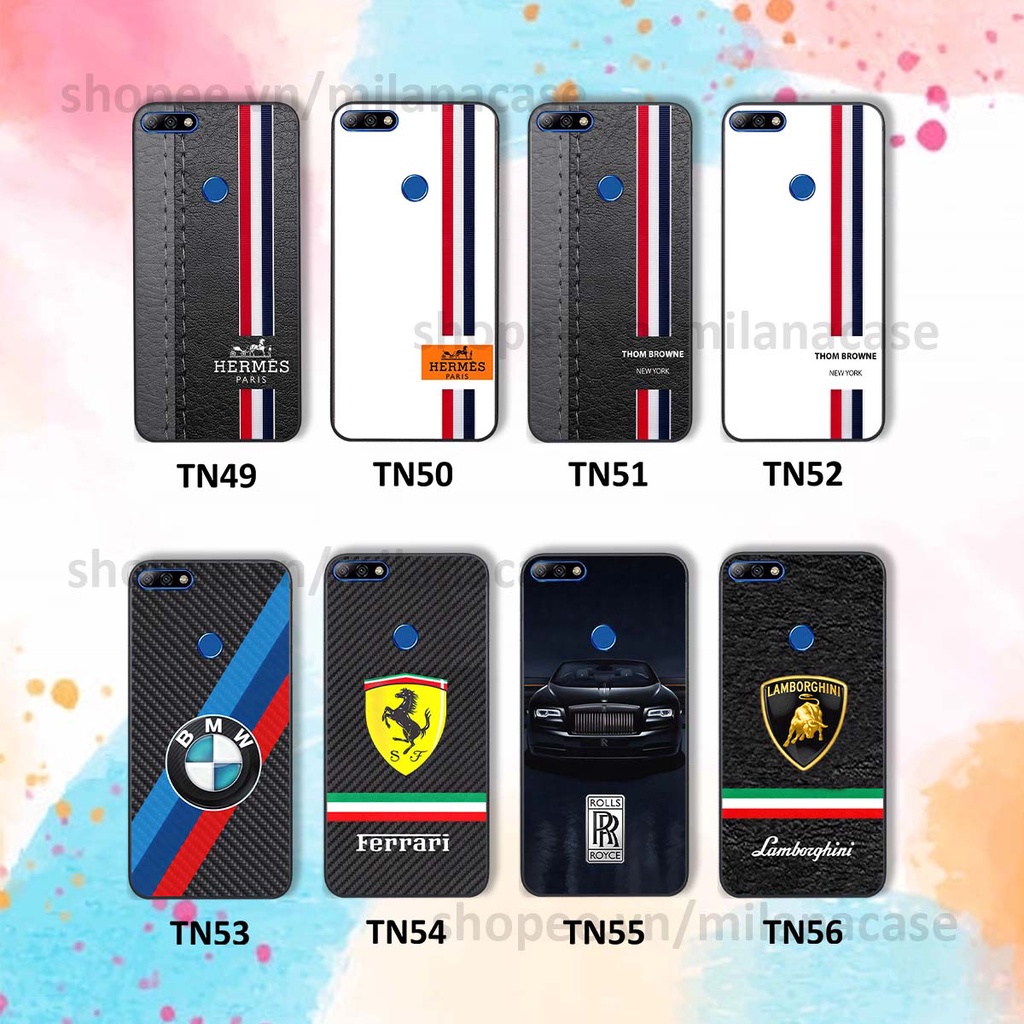 Ốp Huawei Y7 Prime 2018 / Y7 Pro 2018 in hình các thương hiệu nổi tiếng trẻ trung thể thao cá tính