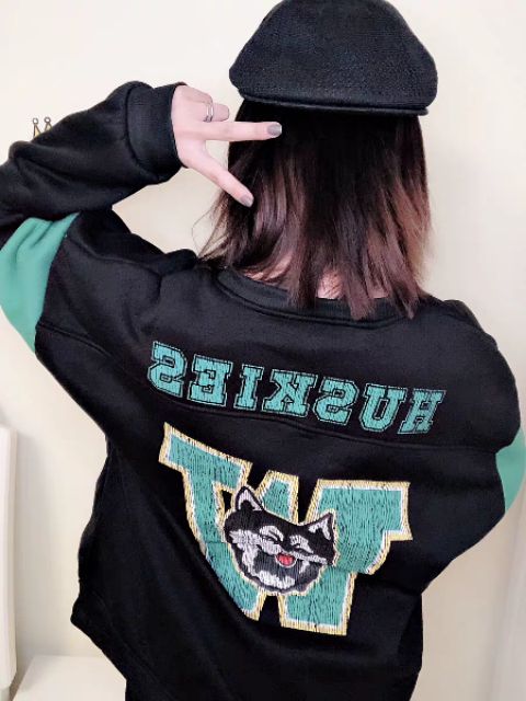 🔥HOT🔥Áo nỉ cún husky ulzzang❤️Áo thun nam nữ dáng rộng | BigBuy360 - bigbuy360.vn