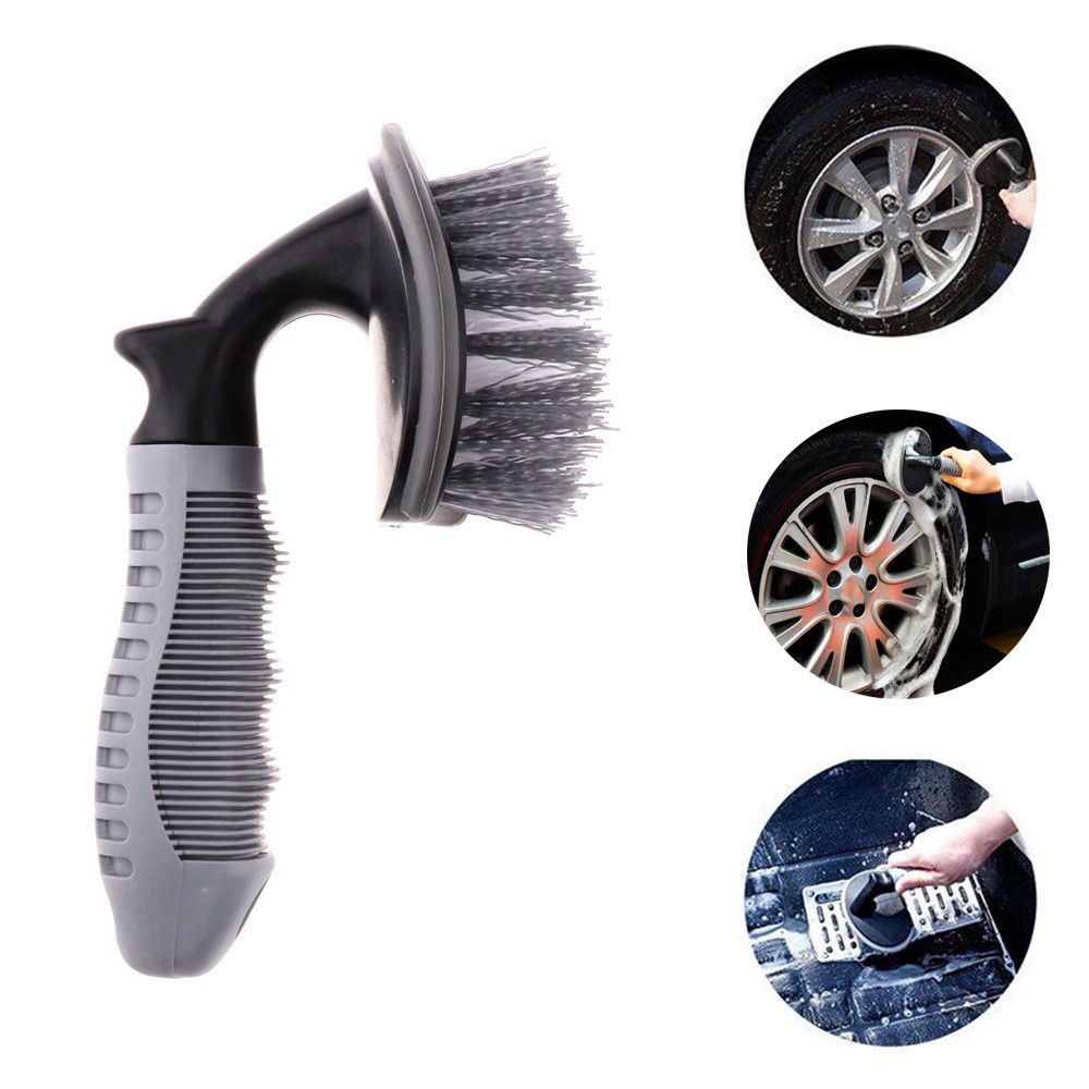Bàn Chải Đánh Bóng Làm Sạch Lốp Ô Tô Xe Máy Chữ T