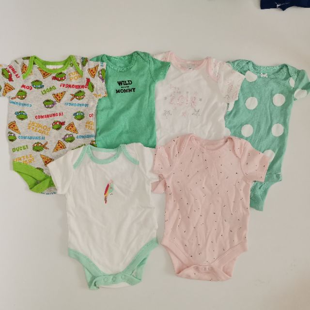 Set 3 bộ Body cộc tay cho bé sinh non sơ sinh