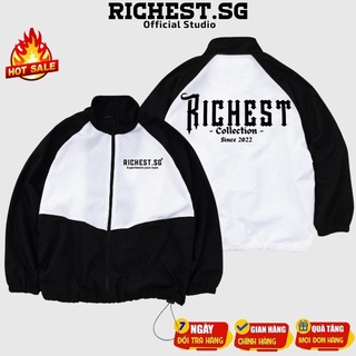 Áo khoác jacket richest dù 2 lớp phối màu local brand unisex - áo khoác nam nữ ullzang basic - richest.sg