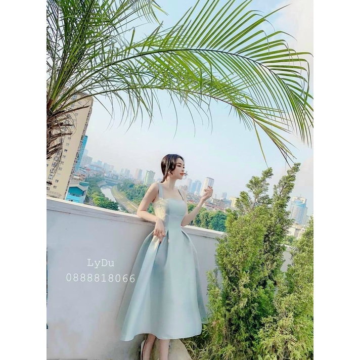 ĐẦM 2 DÂY DÁNG DÀI XẾP LY CHẤT TAPTA DÀY DẶN DỰ TIỆC SANG CHẢNH