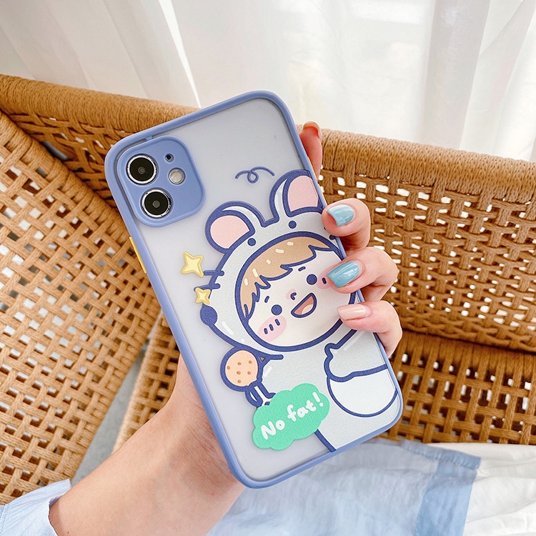 Ốp iphone - Ốp lưng viền nhám Chuột và ếch 6s/6plus/6splus/7/8/7plus/8plus/x/xs/xsmax/11/11 - Sale Sốc  U6-1