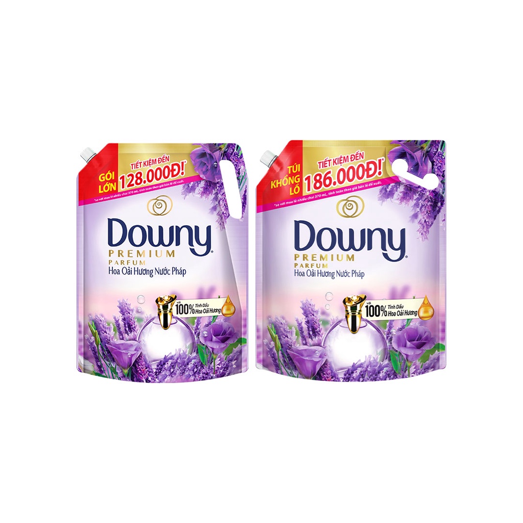 Nước xả vải Downy hương hoa Oải Hương nước Pháp (2.2L/3L)