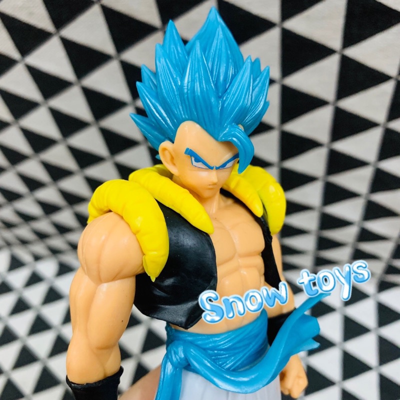 Mô hình Gogeta Dragon Ball Super - Mô hình Gogeta Super Saiyan God Blue - Gogeta tóc xanh - Cao 18cm