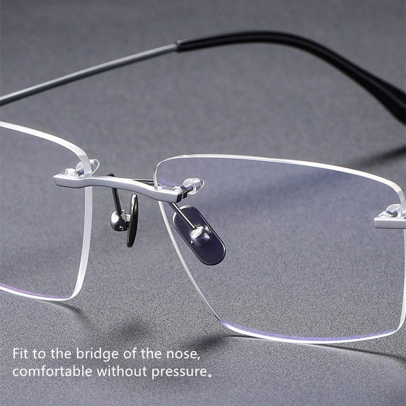 Mắt Kính Siêu Mỏng Bằng Titan Không Viền D.i.t.a DLX80818