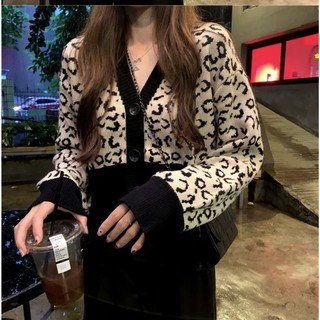 Áo cardigan len da báo ✅ [ kèm HÌNH THẬT ]