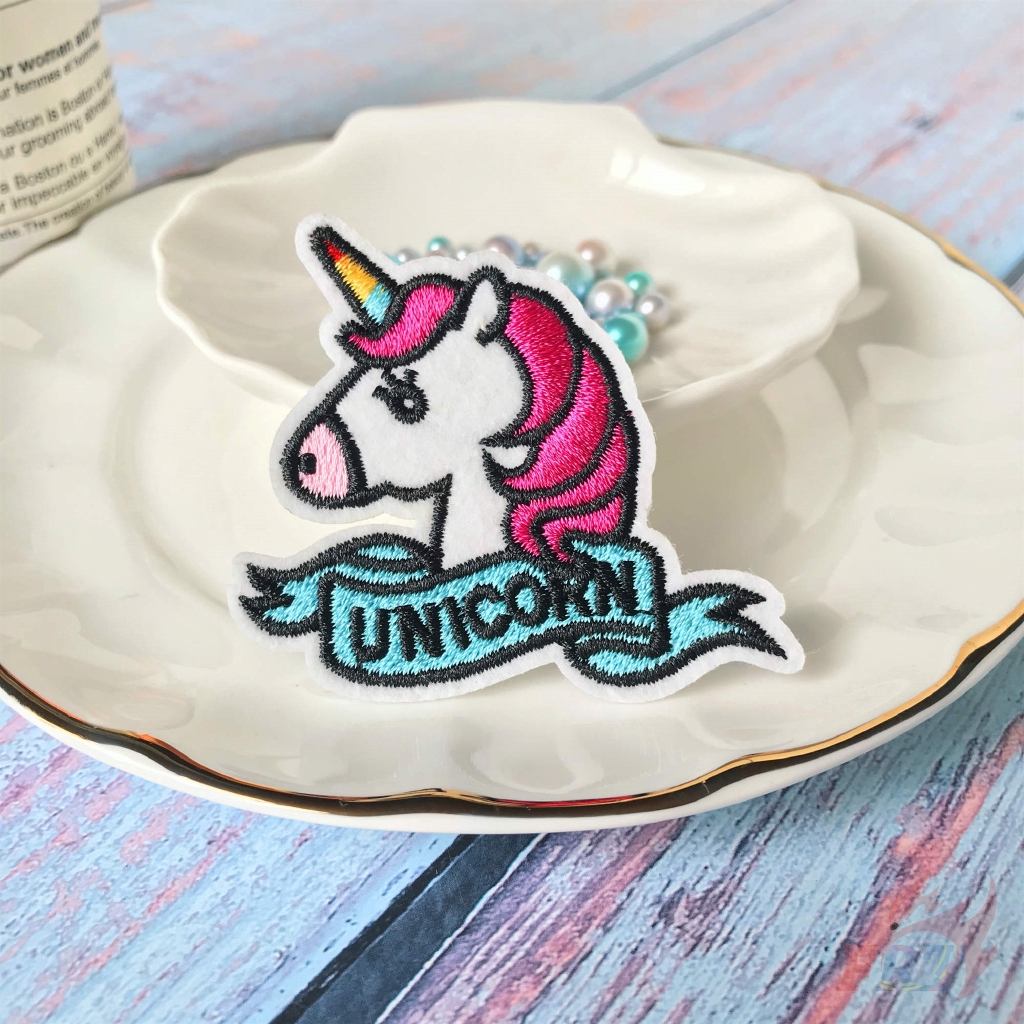 Miếng dán ủi quần áo hình kỳ lân số 02 xinh xắn dễ thương