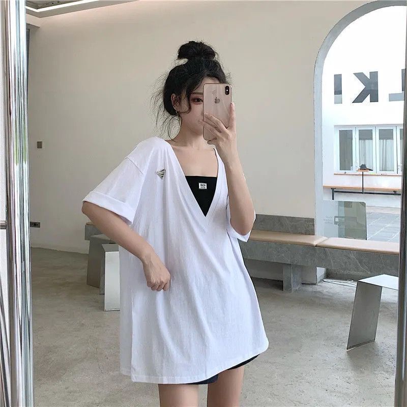 COZOK Áo Thun Tay Ngắn Hở Lưng Thời Trang Quyến Rũ Cho Nữ