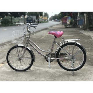 Xe đạp MxMax 100% inox cho bé gái từ 6 đến 12 tuổi