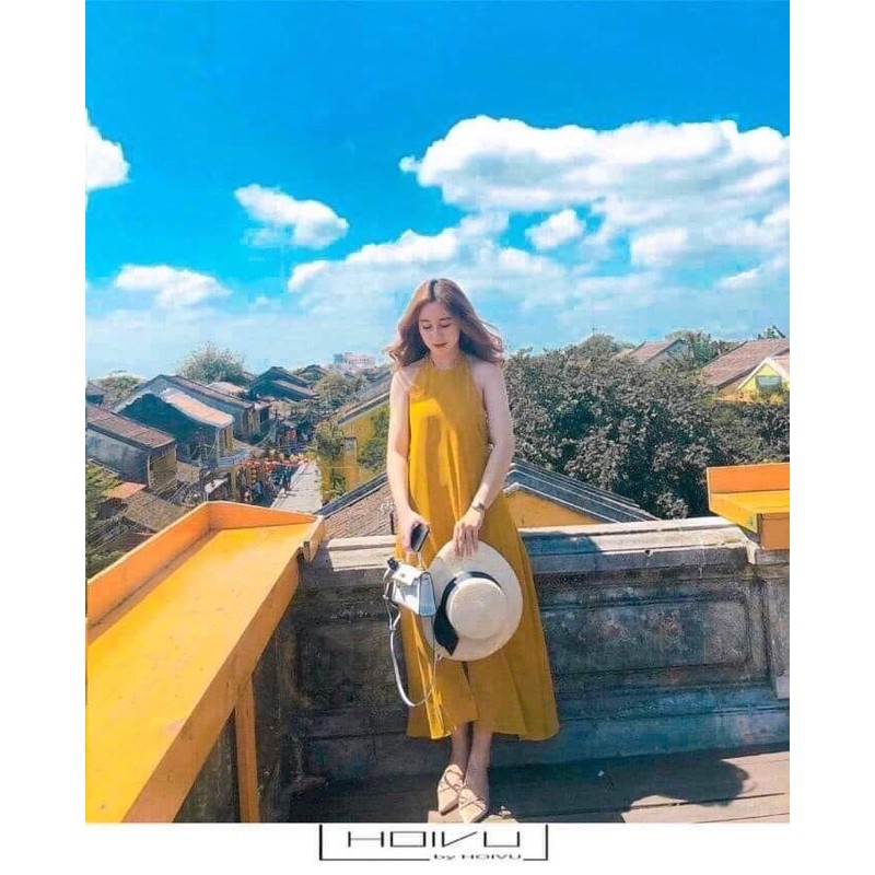 ⚡️BÁN SỈ⚡️Maxi yếm lụa 2 lớp 4 màu chuẩn chất lụa satin