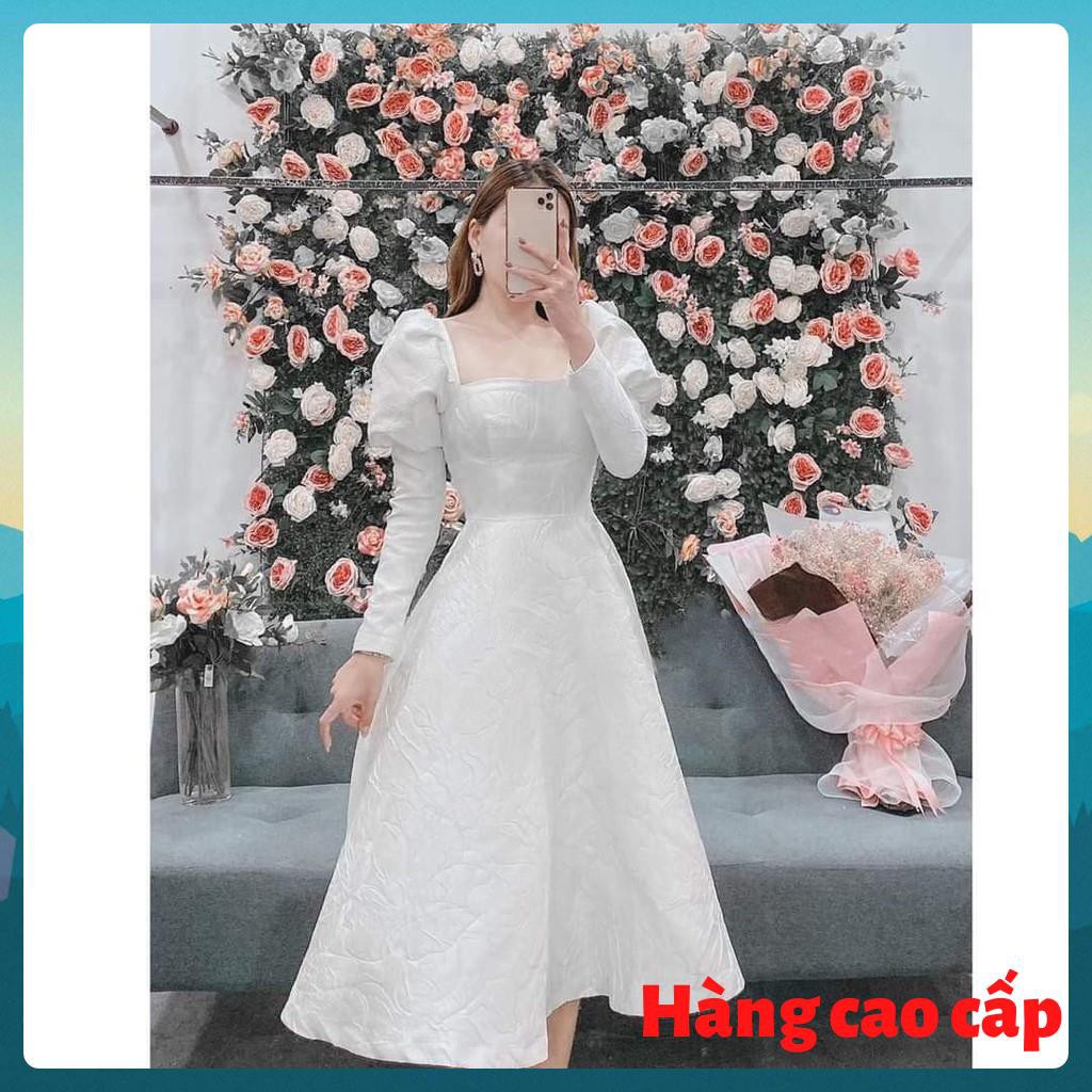 (Hàng cao cấp) Đầm dự tiệc dáng dài chất gấm siêu sang - Rister Dress | BigBuy360 - bigbuy360.vn