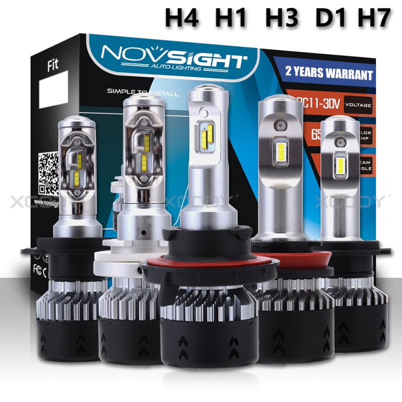 Bóng Đèn LED Novsight Siêu Sáng H4 H1 H3 H7 70W 10000LM 6500K
